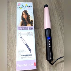 Remington CI9538 Pearl Ceramic Curling Wand 1-1.5"